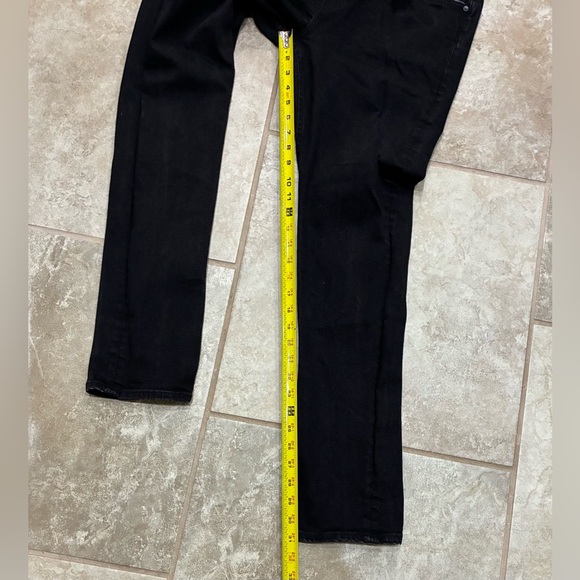 AllSaints Cigarette Skinny Black Jeans Button Fly Stretch Men’s 34x31 EUC - Picture 11 of 11